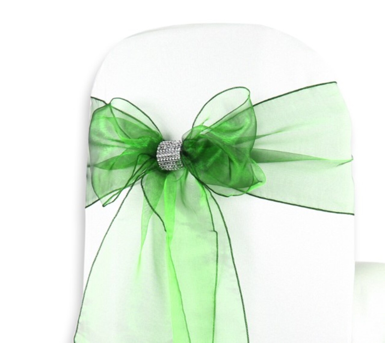10pcs Organza Chair Sashes Tulle Chair Bows Tie Ribbon for Wedding Birthday Party Ceremony Special Events Banquet Venue Hotel Decoration